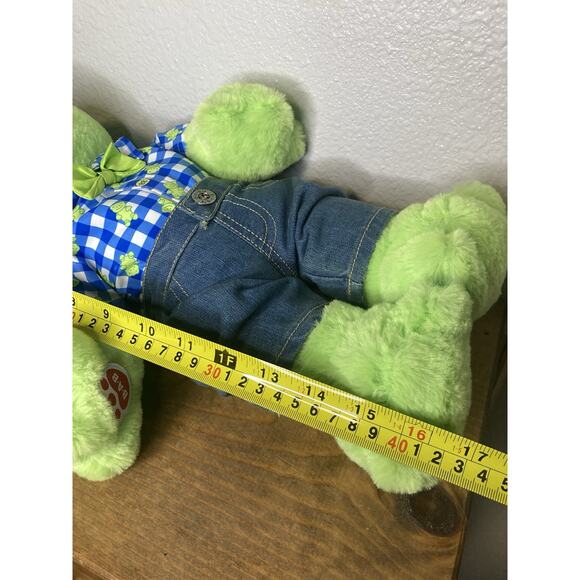 Build A Bear Frog w/ Outfit Spring Green 16" Plush BAB 2022 Animated Recording - Picture 6 of 8